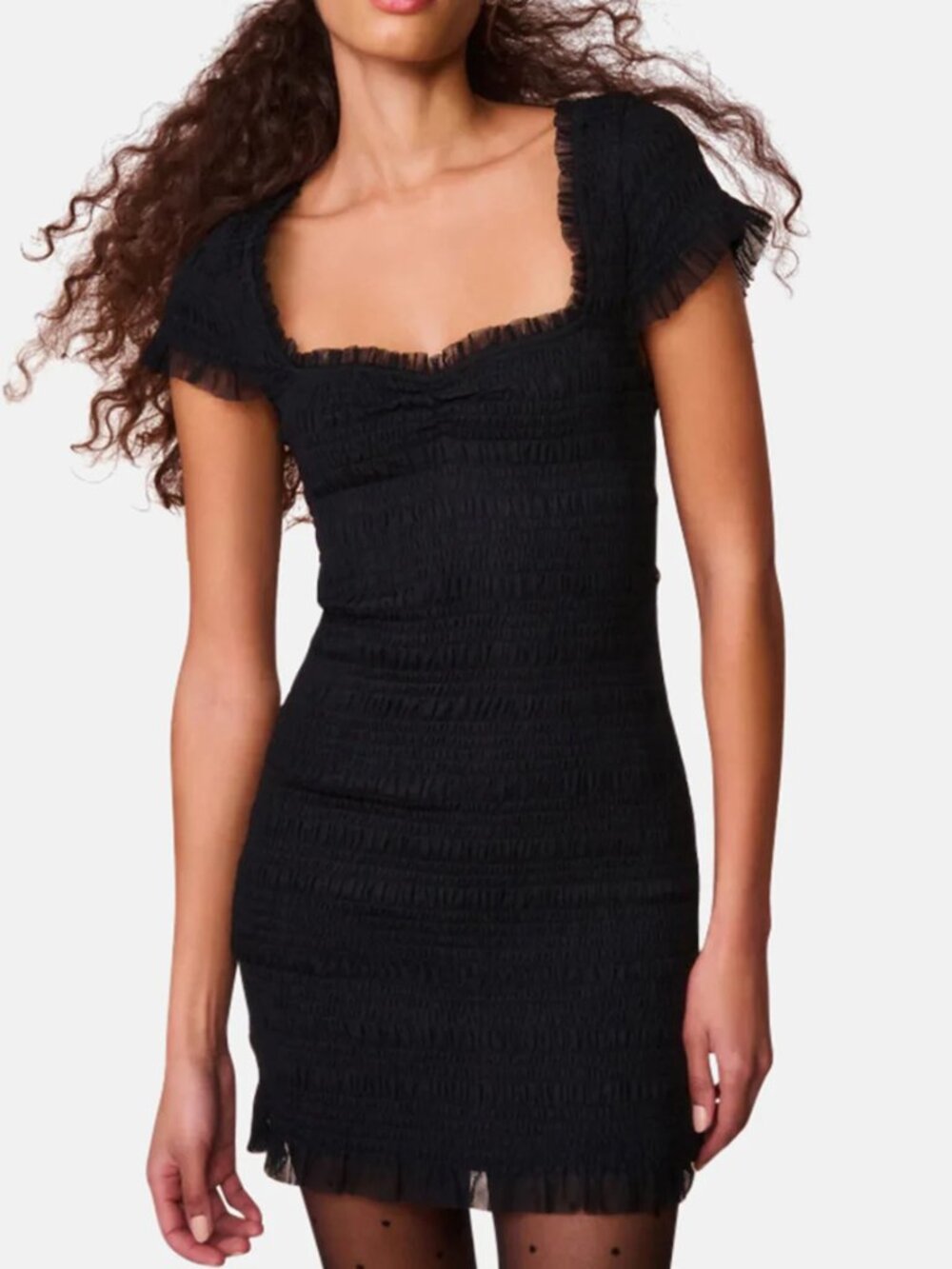 LoveShackFancy Esca Dress Black Size Medium